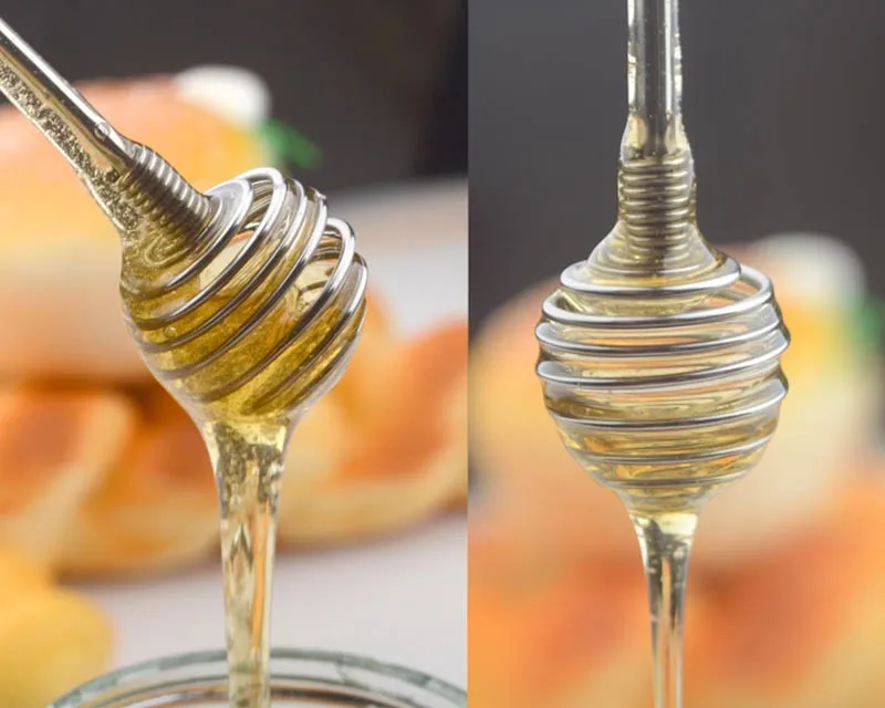 2016 Hot Sale Stainless Steel Honey Spoon Stick Kitchen Honey Stir Bar Swizzle Stick Egg Beater Whisk Mixing Tool Free Shipping KC1297 (4)