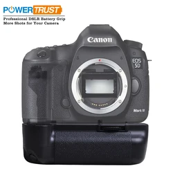 Powertrust Vertical BG-E6 Battery Grip For Canon 5D Mark II 5D2 replacement BG-E6 work with LP-E6 battery