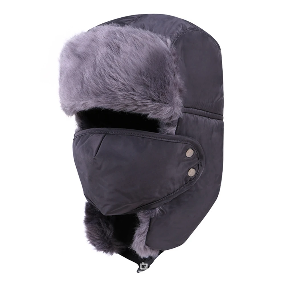 Зимняя мотоциклетная маска для лица, Байкерская мотоциклетная шапка-охотник, Балаклава, ветрозащитная теплая шапка с клапаном для лыжной охоты, шапка-бомбер, защита для лица
