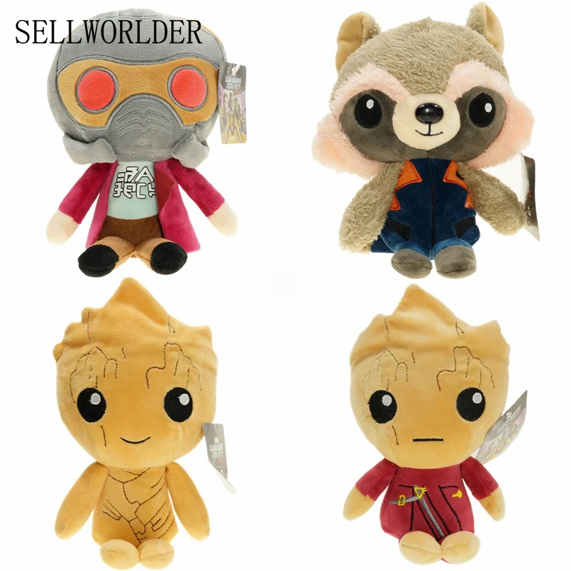 

SELLWORLDER Guardians of the Galaxy 2 with Star Lord Rocket Tree Characters 20cm Figure Toys
