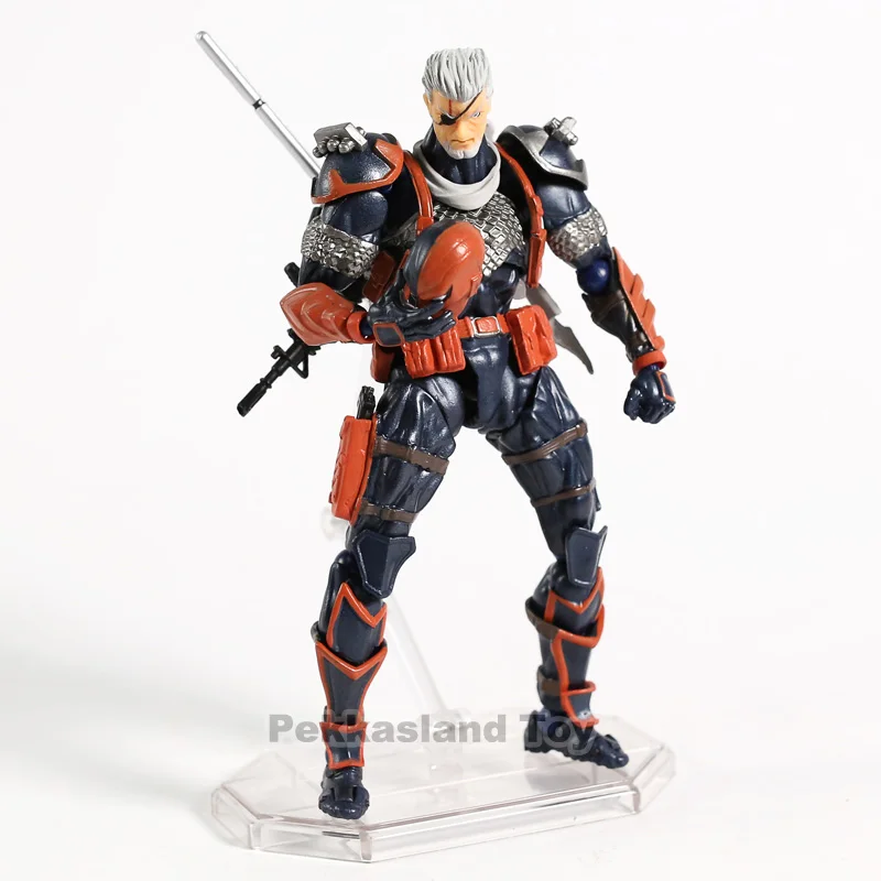 DC Comics Amazing Yamaguchi Revoltech Series No 011 Deathstroke PVC Action Figure Collectible Doll