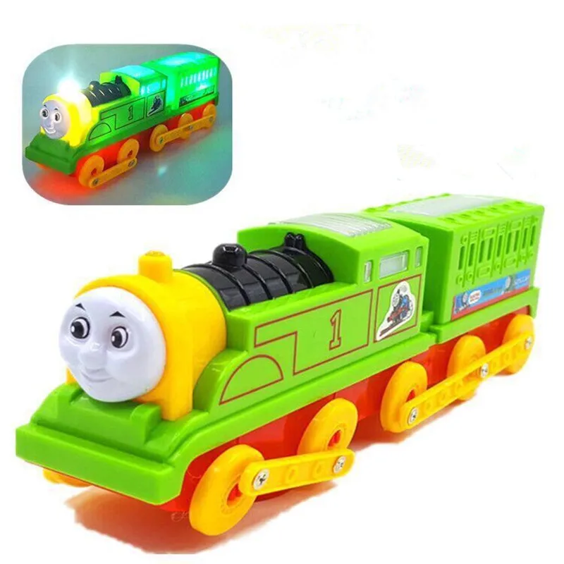The electric Thomas small train puzzle light music000 presents toys to