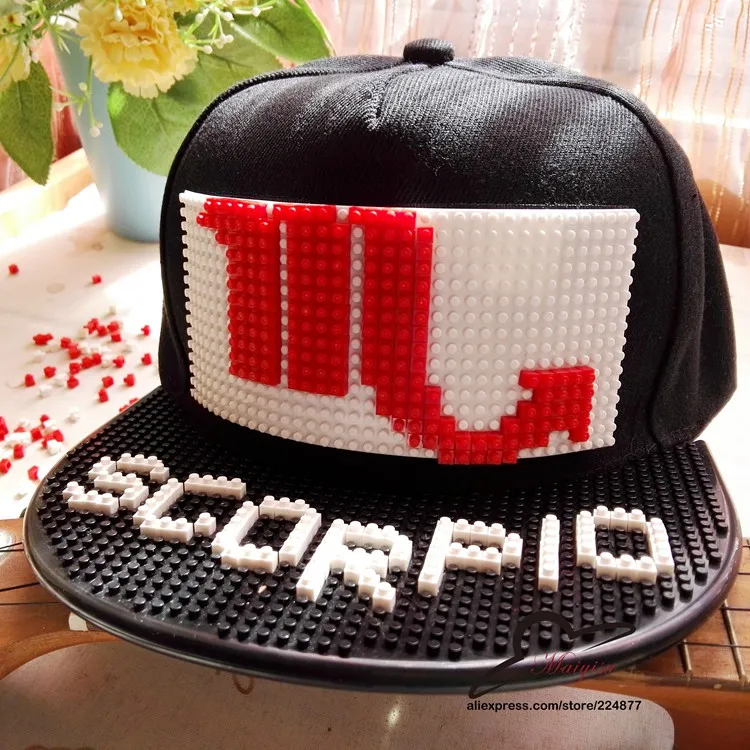 12 знаков зодиака бейсболка со съемными блоками DIY Кирпич хип-хоп Snapback шапки созвездие шаблон кепки для мужчин и женщин - Цвет: 11