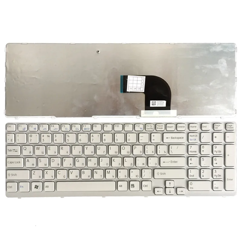 

NEW FOR sony vaio SVE151J13M SVE1511X1EB SVE1512E6EW SVE1512F1RW SVE1512N1RW sve151J11V witte Russian RU Laptop Keyboard