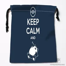 Пользовательские сохраняющие спокойствие и шнурок сумки Печать Мода Путешествия хранения мини мешок плавать Пешие прогулки игрушка мешок размер 18x22 см#180412-11-20