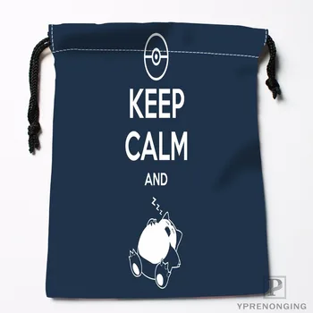 

Custom Keep Calm and Drawstring Bags Printing Fashion Travel Storage Mini Pouch Swim Hiking Toy Bag Size 18x22cm#180412-11-20