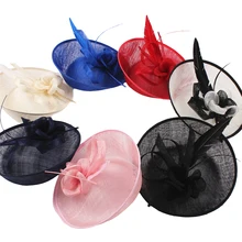 Fashion Women’s Headband Flower Hair Feather Weddings Prom Party Costume Hair Accessory Clips