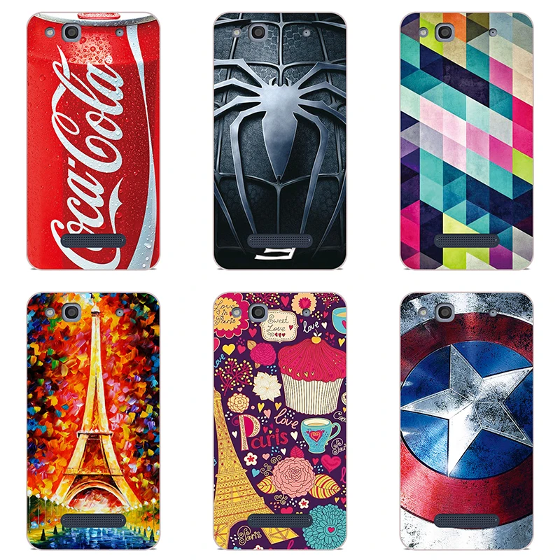 Soft TPU phone shell case plastic hard cover For Alcatel OneTouch Idol Mobile with color originality Painted Cover |