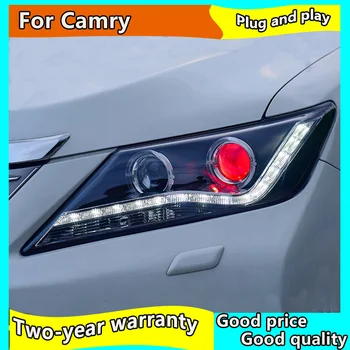 

Car Styling for Toyota 2012-2014 Camry Headlight camry LED Headlight LED DRL Dynamic turnsignal hid headlamp Accessories