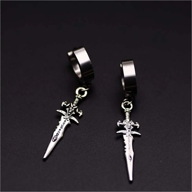 Original unique Mens single Spike stainless steel earring,guys jewellery,accessory, hipster