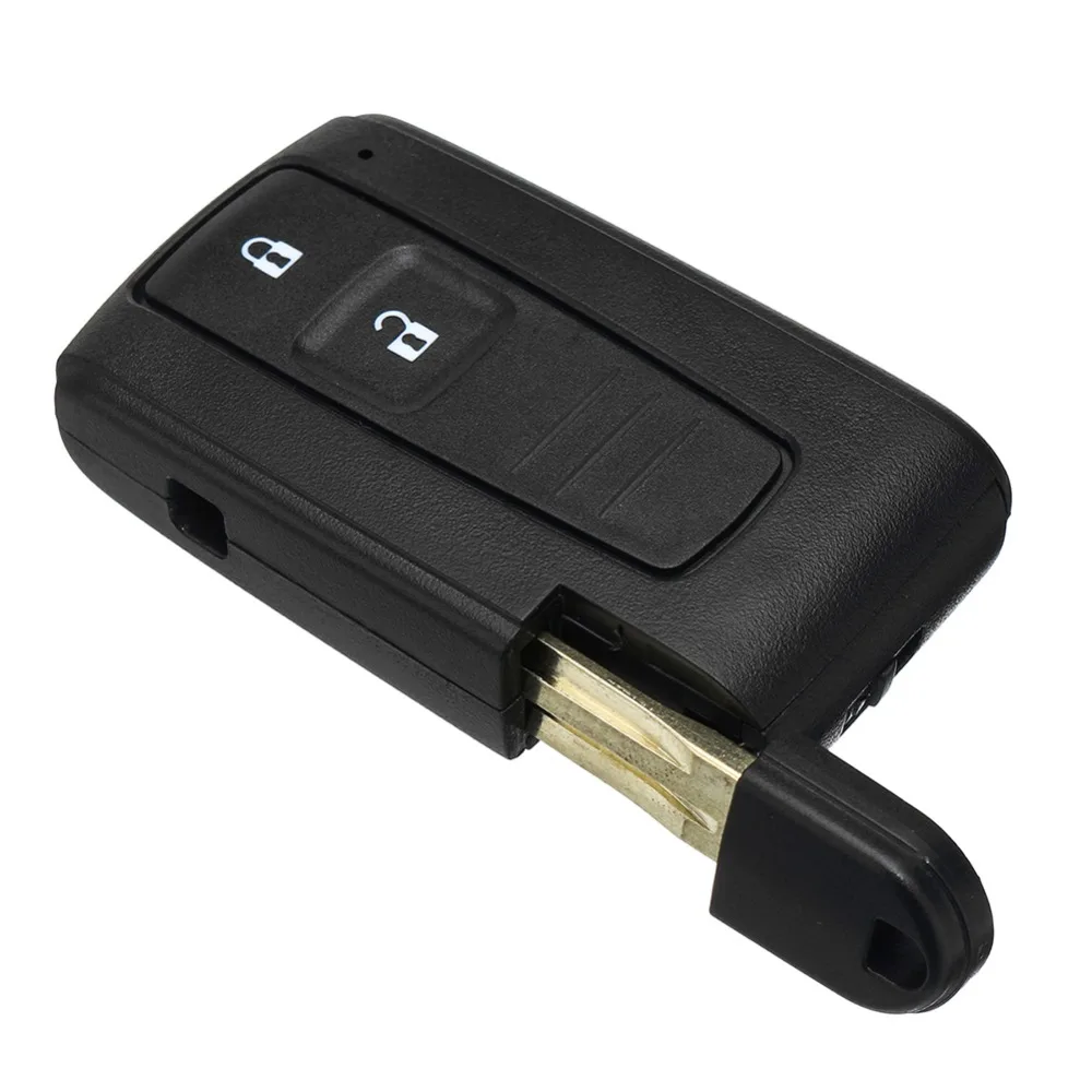2 кнопки дистанционного ключа оболочки Fob чехол аккумулятор для Toyota Corolla Verso Prius