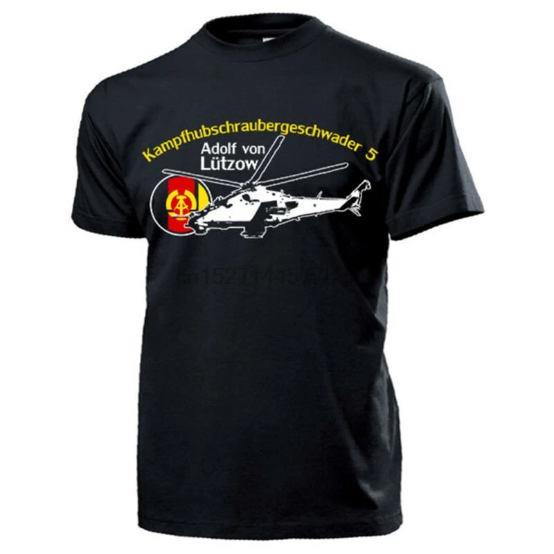 

KHG-5 Adolf von Latzow Kampfhubschraubergeschwader 5 DDR NVA T Shirt #17430