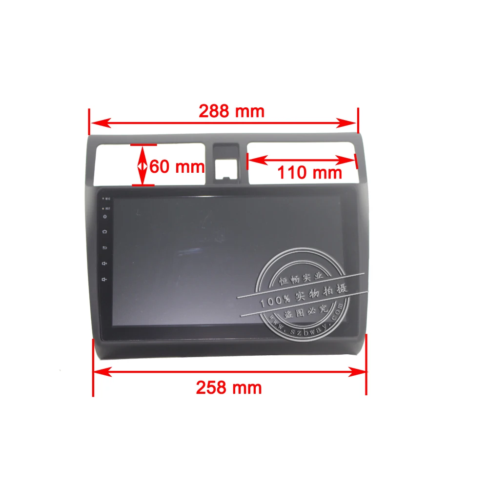 Top HANGXIAN 2 din Android 7.0 car dvd gps Multimedia 10.1" For suzuki swift 2005-2015 car radio player navigation head unit WIFI BT 5