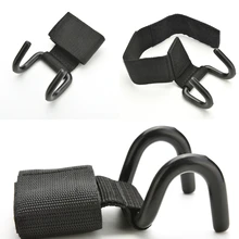 1 шт. черный тяжёлая атлетика поддержка ремень крюк тренажерный зал тяжёлая атлетика Training фитнес-запястье Захваты браслет Прихватки для мангала