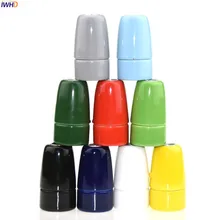 IWHD DIY E14 Loft Socket Lamp Base Holder Iron Ceramics Pendant Light Socket Holder Base Light Screw Socket For Light Fittings цена IWHD DIY E14 Loft Socket Lamp Base Holder Iron Ceramics Pendant Light Socket Holder Base Light Screw Socket For Light Fittings цены онлайн