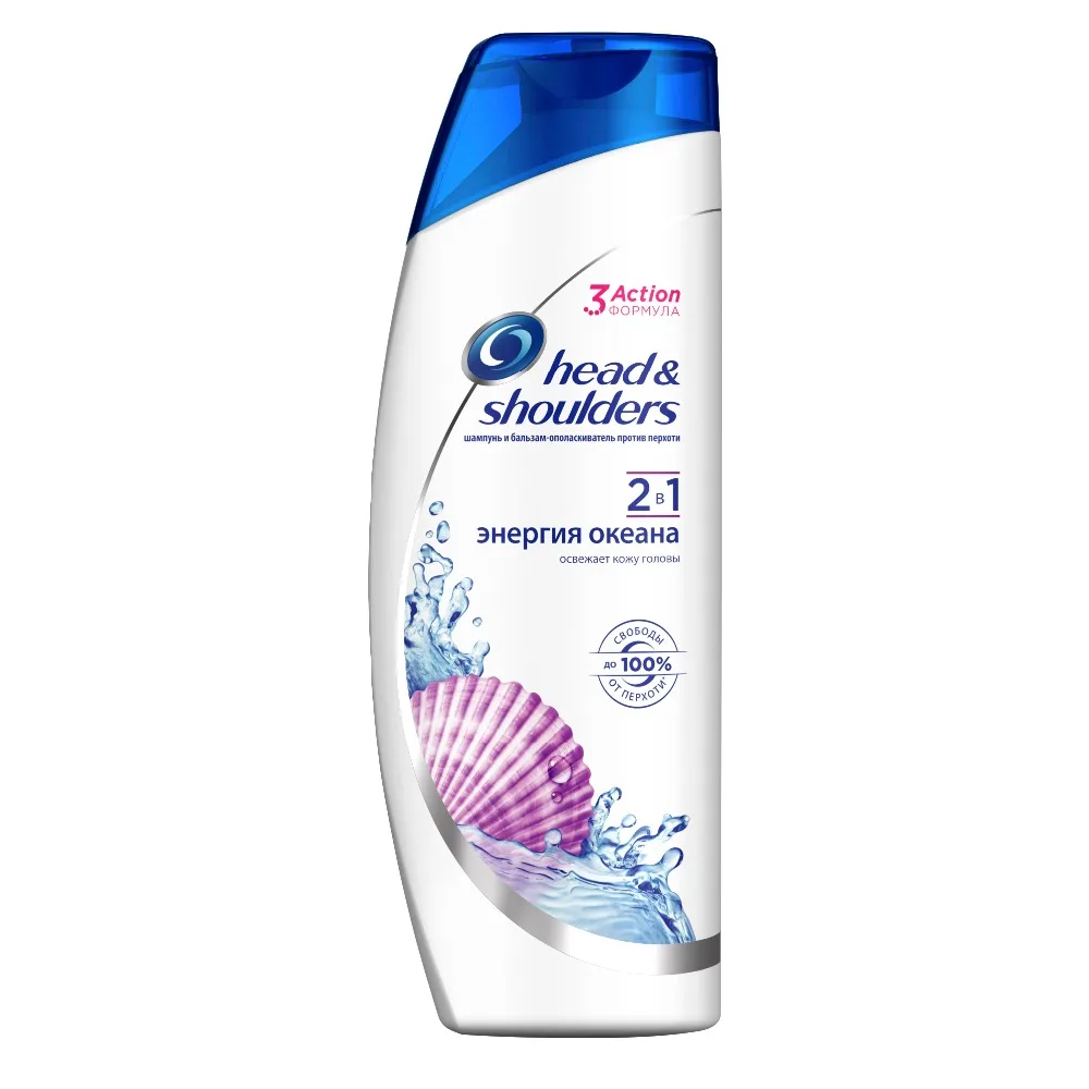 Шампунь и бальзам-ополаскиватель против перхоти Head& Shoulders Энергия океана 400 мл