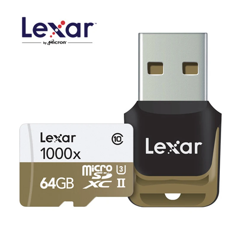 Лучший Lexar 150 МБ с. с. 1000x Micro SD 32 Гб Class 10 64 micro SDXC 128 tf Card Reader UHS для Drone спортивная видеокамера
