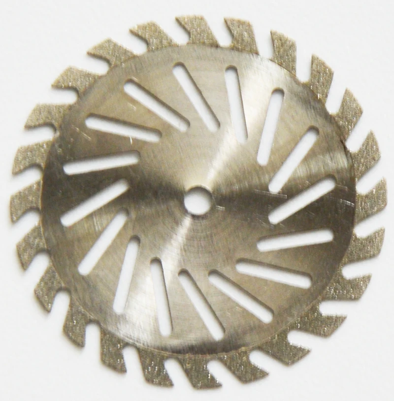 10 шт./лот 0,2x22 мм Алмазный шлифовальный круг абразивный стоматологический режущий диск с алмазным мелкозернистый стоматологический инструмент