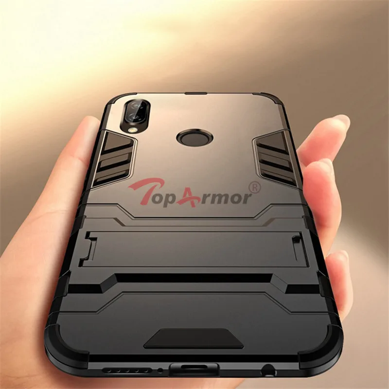 3D защитный чехол Гибридный ПК + ТПУ противоударный для Huawei P8 Lite P9 G9 P10 P20 Plus Pro Nova 3e