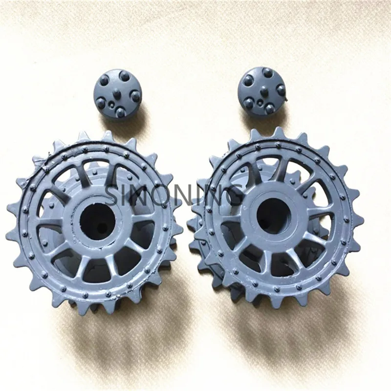 

3818-1 Heng Long 1/16 RC Tank Plastic Driving Drive Wheels w/. Plastic Cap x 1