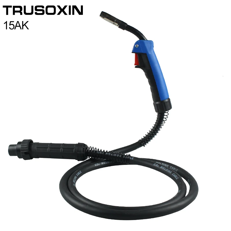 MIG MAG welding machine/equipment accessories  15AK weld torch /gun with europ connector for the MIG MAG welding equipment