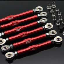 1/5 rc автомобиль газ GTB/ORC гонки для LOSI 5IVE-T мини CNC Передняя верхняя Задняя Нижняя подвеска тяга+ Поперечная рулевая тяга 6 шт