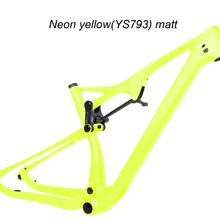 Полный высокомодульный углерод фирмы Toray EPS/ПСВ(29er полная рама горного велосипеда BB92 крепежная рама для горного велосипеда 29 неоновый желтый матовый OEM дизайн принял