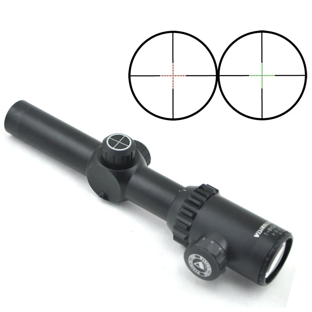 Visionking 1-8x24 Rifle Scope Military Tactical Hunting Shooting Sight 30 MM 
