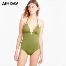 Новинка! женский сексуальный с бретельками Одна деталь купальник халтер купальный костюм ванный комплект бразильский цельный купальный костюм B169