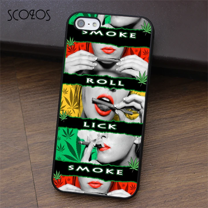 SCOZOS BLUNT ROLL WEED OBE 1 phone case for iphone X 4 4s 5 5s Se 5C 6