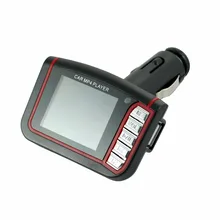 Горячая продажа 1.8 “ЖК Автомобильный MP3 Mp4-плеер Беспроводной FM Передатчик Поддержка SD Mmc Прокат Аудио Стерео с Дистанционным Управлением