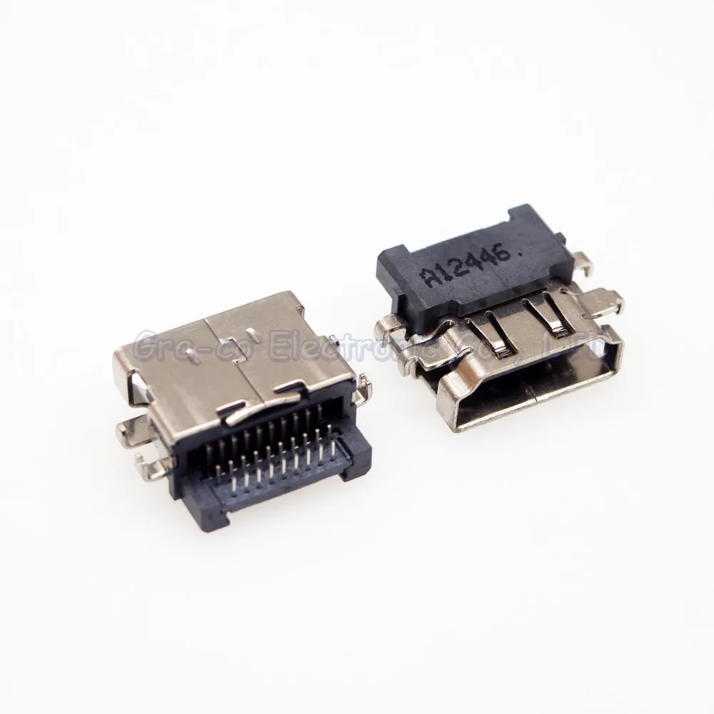 5 шт. 19Pin вывод HDMI интерфейс 4 DIP Foot 19 P два ряда PIN обратный порт покрытие раковины