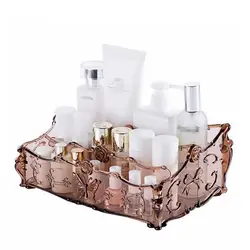 Акриловые макияж органайзер для косметики ящик для хранения стойку составляют ящики для хранения для ванной Аксессуары для регистрации