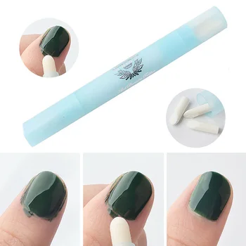

4Pcs Gel Nail Art Polish Remover Mistakes Cleaner Corrector Pens Dissolving Varnish UV Gel Manicure Tool