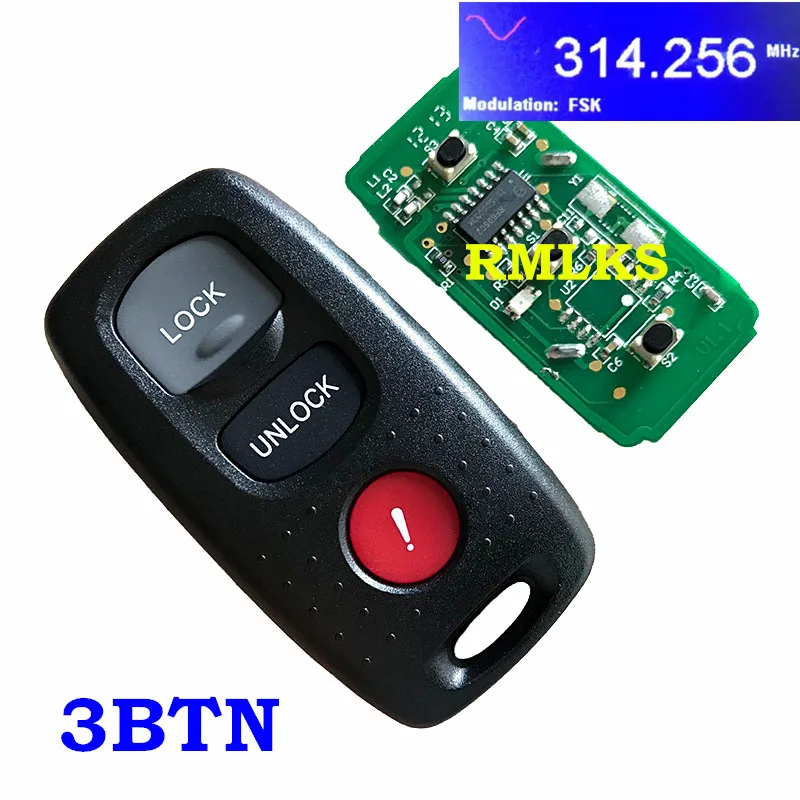 RMLKS сменный ключ без ключа для Mazda KPU41846 315Mhz 3 2004-2006 6 2003-2005 | Автомобили и мотоциклы