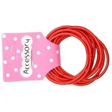 YOST, 50 шт., маленькие аксессуары для волос для маленьких девочек, резинки для волос, галстуки на резинке красного цвета