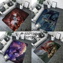 1 шт. Дракон таинственный дракон существо коврики с принтом Гостиная ковриков игровой коврик Babyplay ковры коврики коврик ковер для спальни