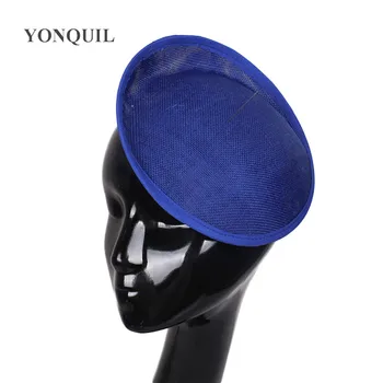 

Royal blue or 15 Colors 20 CM Imitation sinamay Fascinator Base hat DIY hair accessories Women wedding Party headpiece 5pcs/lot