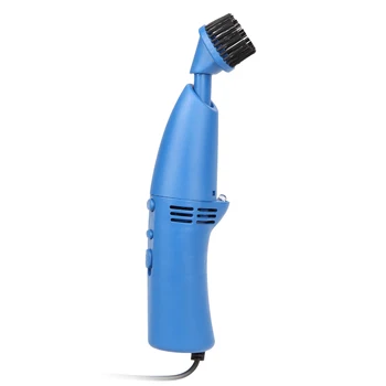 NI5L The New Second Generation NI5L Hot Laptop PC Keyboard USB Mini Vacuum Cleaner Dust Collector Blue Vacuum Brush