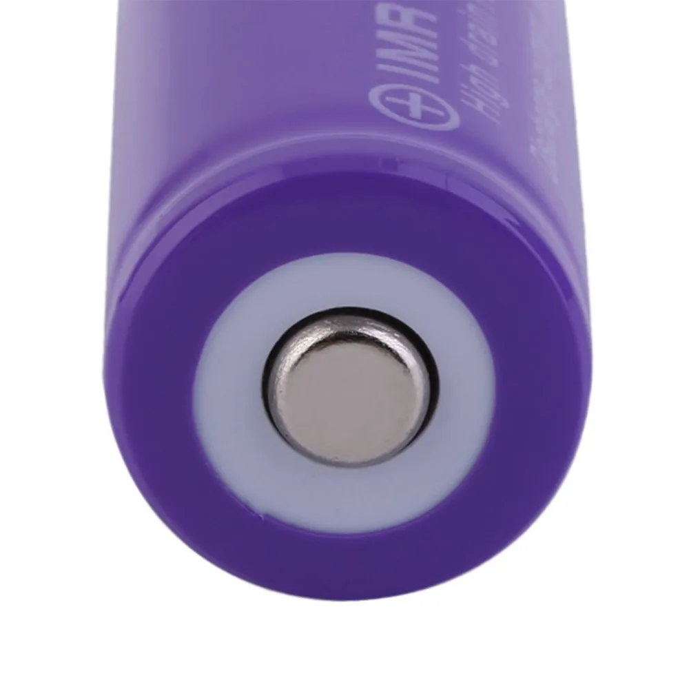 Efest фиолетовая батарея 18650 35A 18500 15A или 18350 10.5A все 3,7 в плоский с полукруглой головкой/
