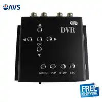Mini Vehicle Security CCTV System 1CH Mobile DVR with Power Supply Kit