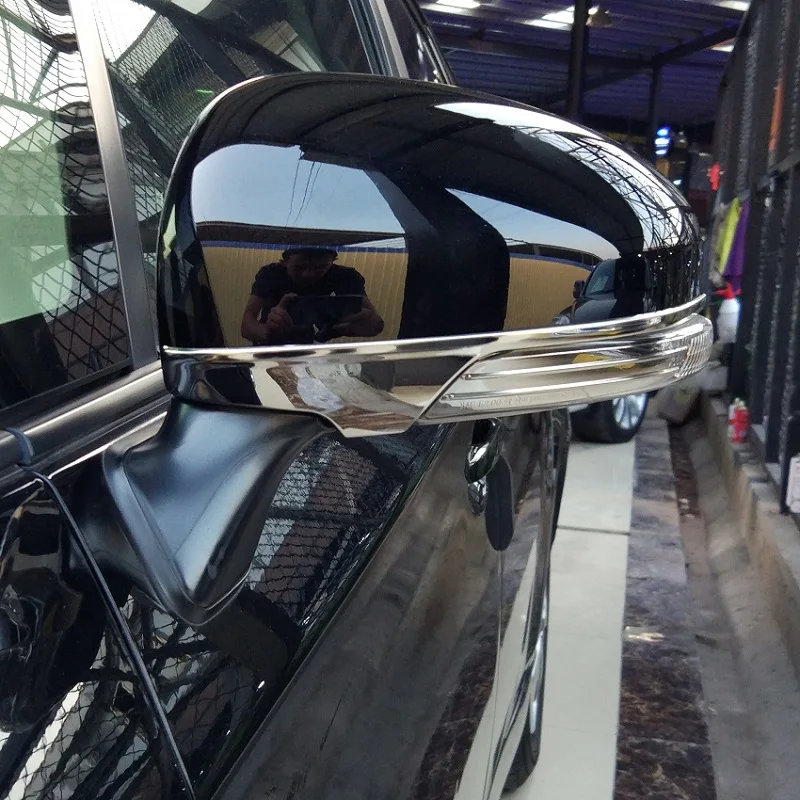 Хромированные накладки на боковые зеркала из нержавеющей стали для Toyota Prius 30 ZVW30