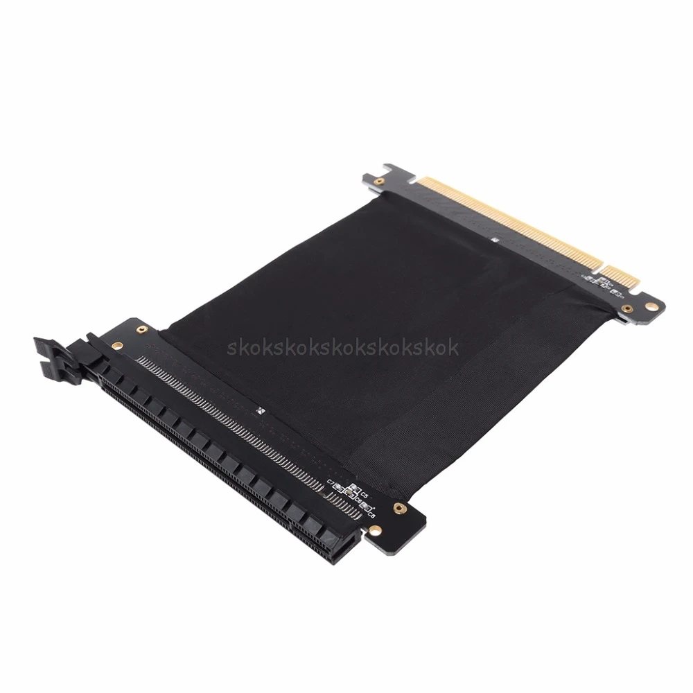 PCI Express 16x гибкий кабель переходная карта Удлинительный порт адаптер видеокарта