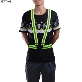 

JETTING 2017 Safe Reflective Vest Belt For Women Girls Night Running Jogging Biking Hot Sale