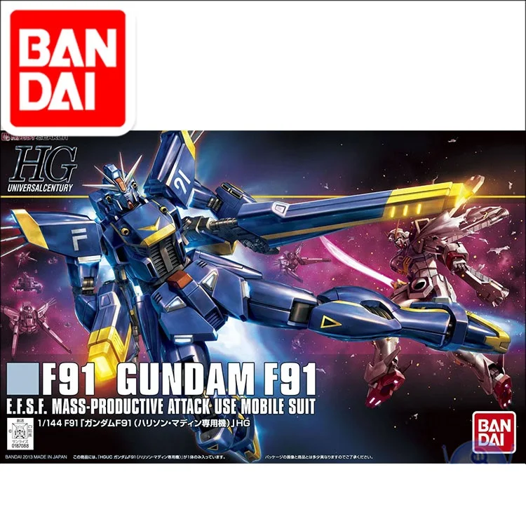 Оригинальные детские игрушки BAMDAI Gundam HG 1/144 модель F91 | Игрушки и хобби