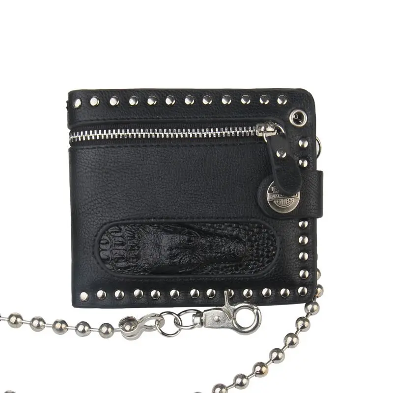 Femmes Vintage en Cuir Pu Portefeuille Sac à main long embrayage Punk Zipper Crâne Sac à main DB Femmes Vintage en Cuir Pu Portefeuille Sac à main long embrayage Punk Zipper Crâne Sac à main DB