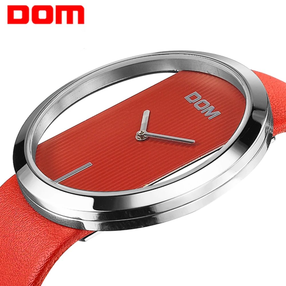 Women Watch Dom Luxury Brand Fashion Elegant Lady Leather Wrist Waterproof Casual Quartz For Relogio Feminino huismerk kopen in de aanbieding Women Watch Dom Luxury Brand Fashion Elegant Lady Leather Wrist Waterproof Casual Quartz For Relogio Feminino huismerk kopen in de aanbieding