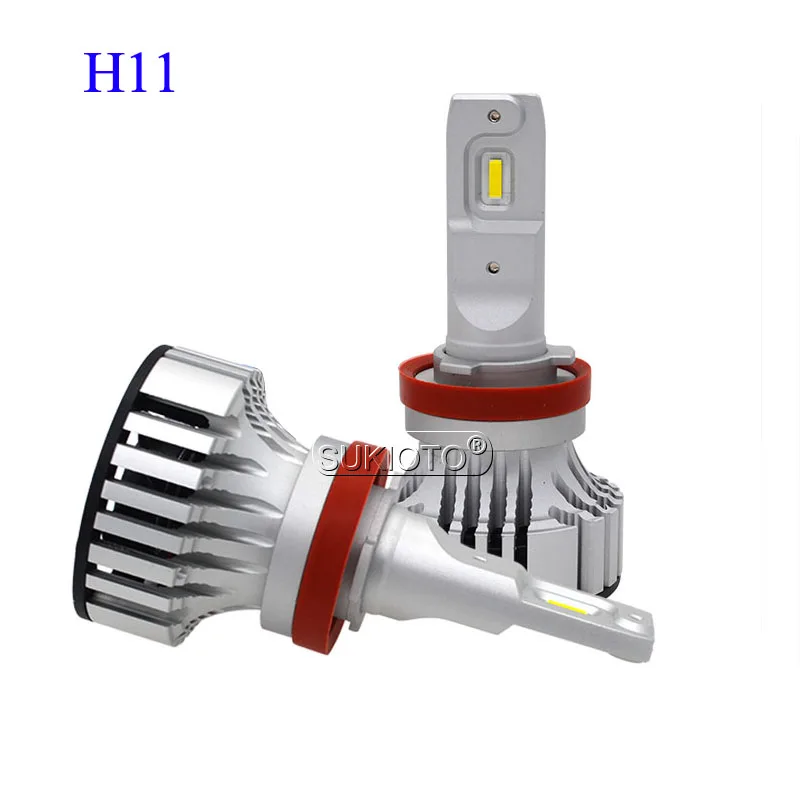 SUKIOTO H7 H4 LED Headlight Bulb Auto Car Headlight H7 H11 H1 HB3 HB4 H4 HiLow Beam 12V 72W 3000K 6500K White LED Fog Lamp Bulb (9)