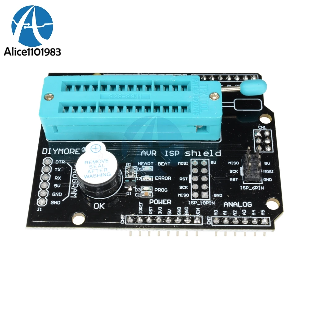 Программируемая Плата расширения AVR ISP для Arduino Uno R3 Mega2560 Nano Pro Mini Module Atmega328P