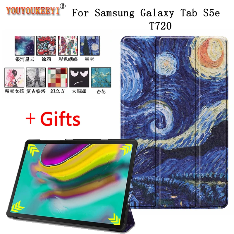 

Smart cover case for samsung galaxy tab S5e Tablet Sleep Awake funda cover for galaxy tab S5e 10.5 SM-T720 SM-T725+gifts